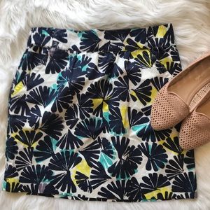 Banana Republic floral skirt